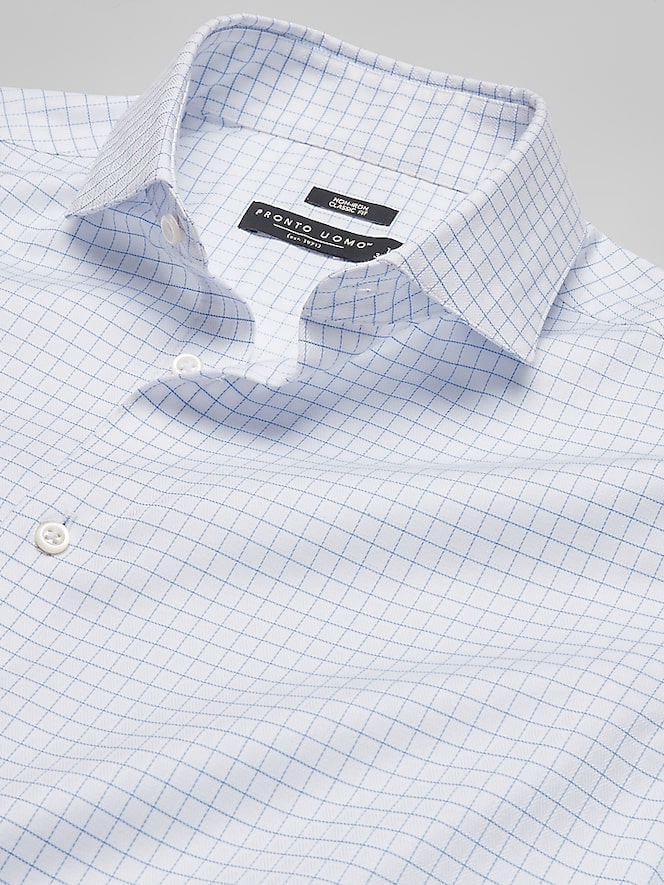 Pronto Uomo Classic Fit Herringbone Dress Shirt