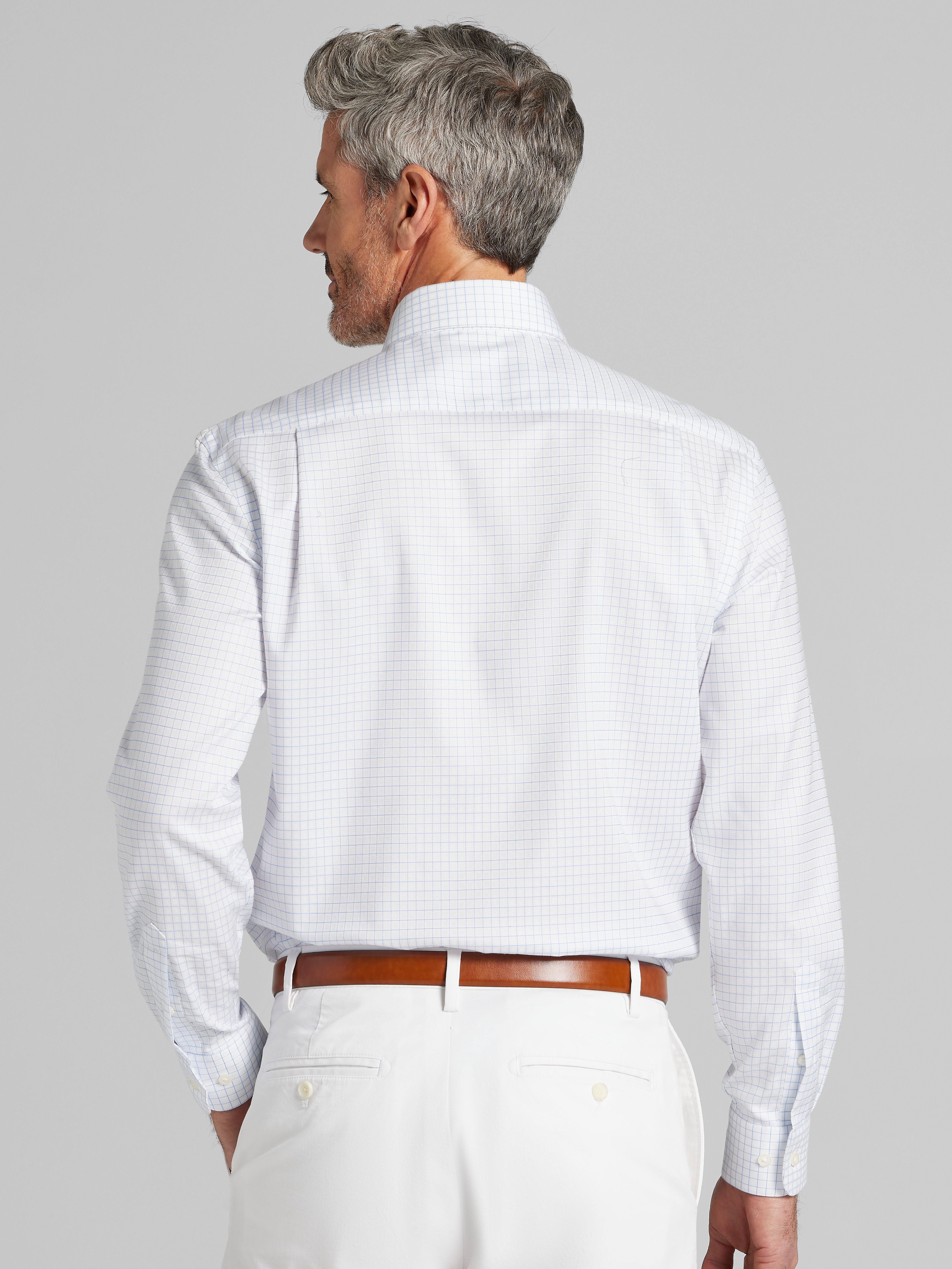 Classic Fit Herringbone Dress Shirt