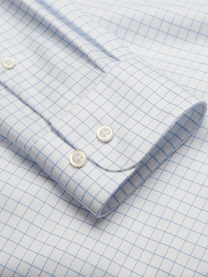 Pronto Uomo Classic Fit Herringbone Dress Shirt