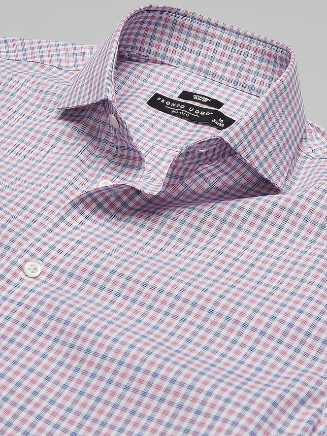 Pronto Uomo Slim Fit Tattersall Dress Shirt