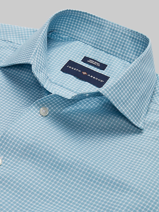 Joseph Abboud Modern Fit Mini Grid Dress Shirt