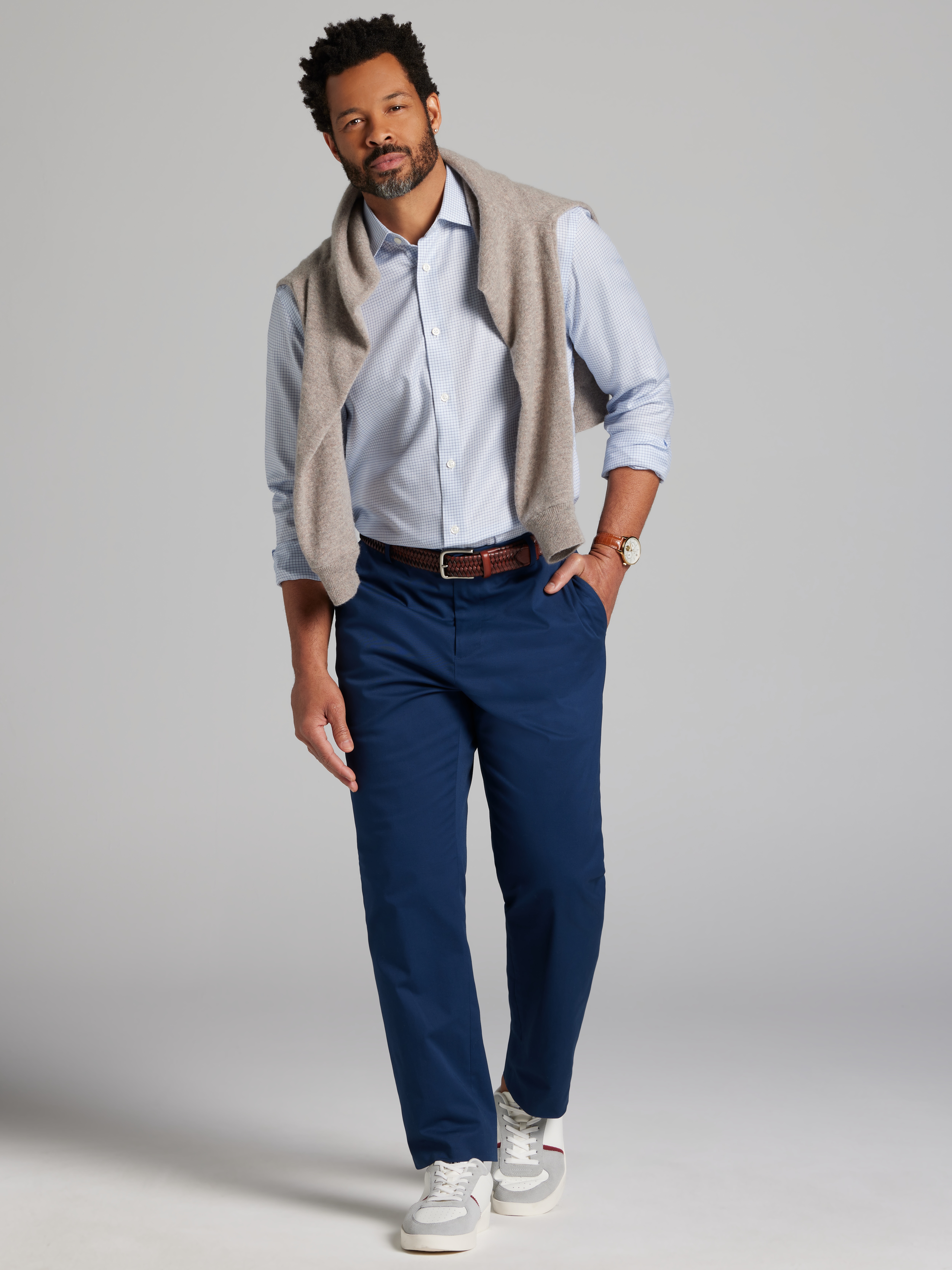Classic Fit 100% Cotton Dress Shirt