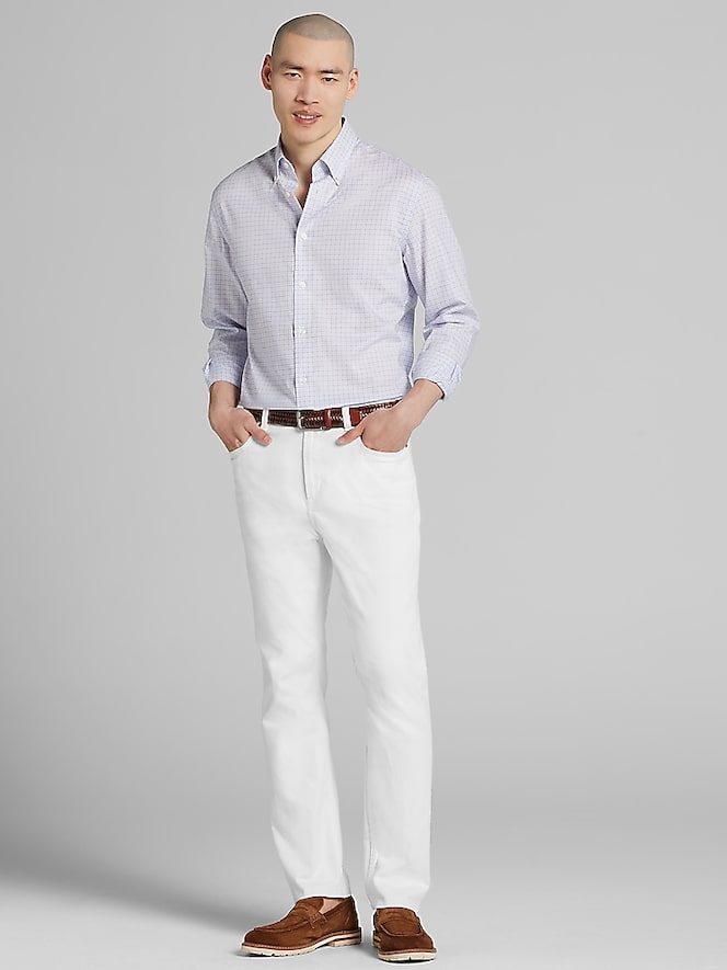Joseph Abboud Modern Fit Tattersall Dress Shirt