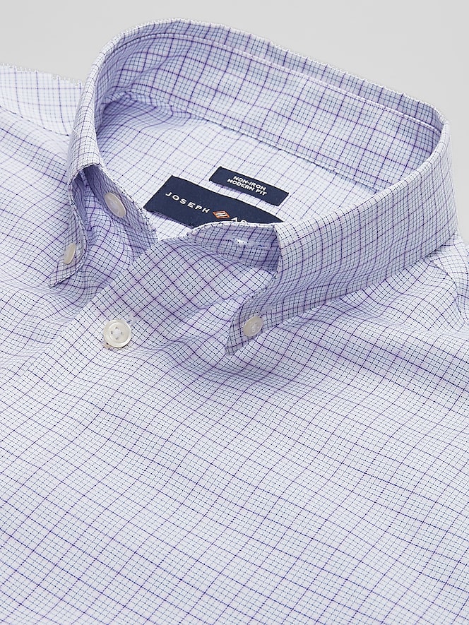 Joseph Abboud Modern Fit Tattersall Dress Shirt