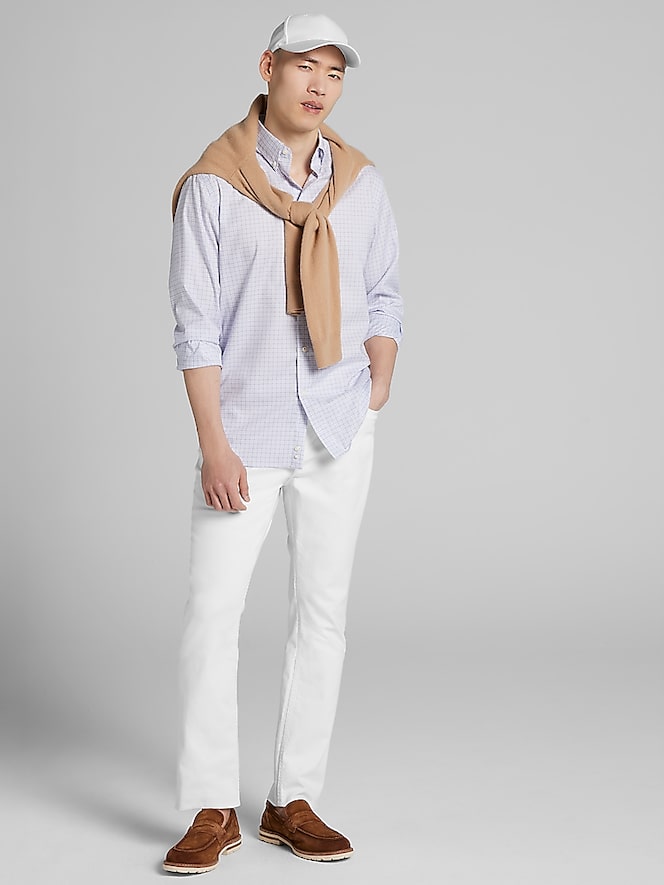 Joseph Abboud Modern Fit Tattersall Dress Shirt