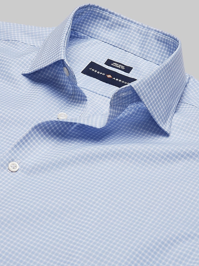 Joseph Abboud Classic Fit 100% Cotton Gingham Dress Shirt