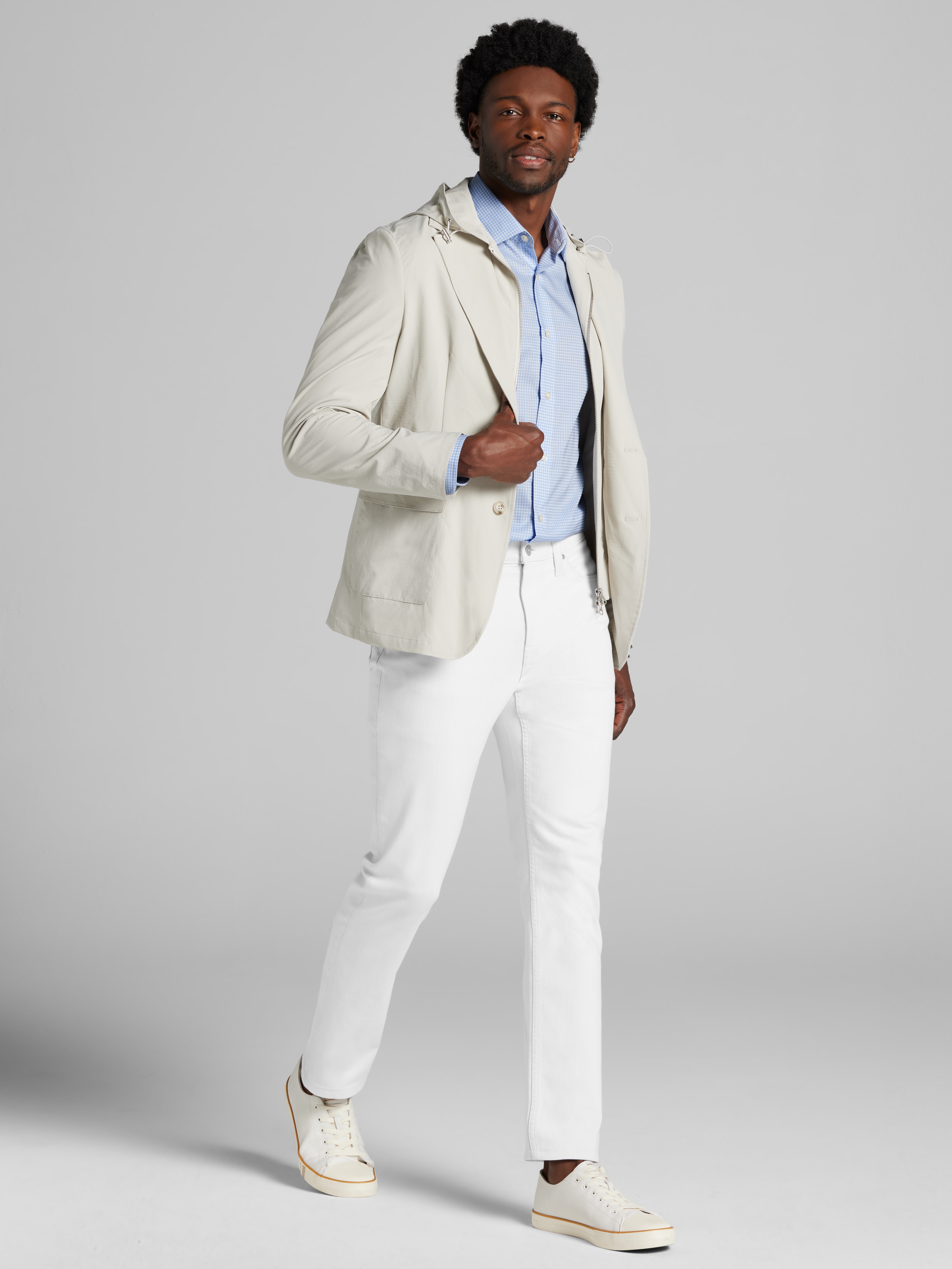 Classic Fit 100% Cotton Gingham Dress Shirt