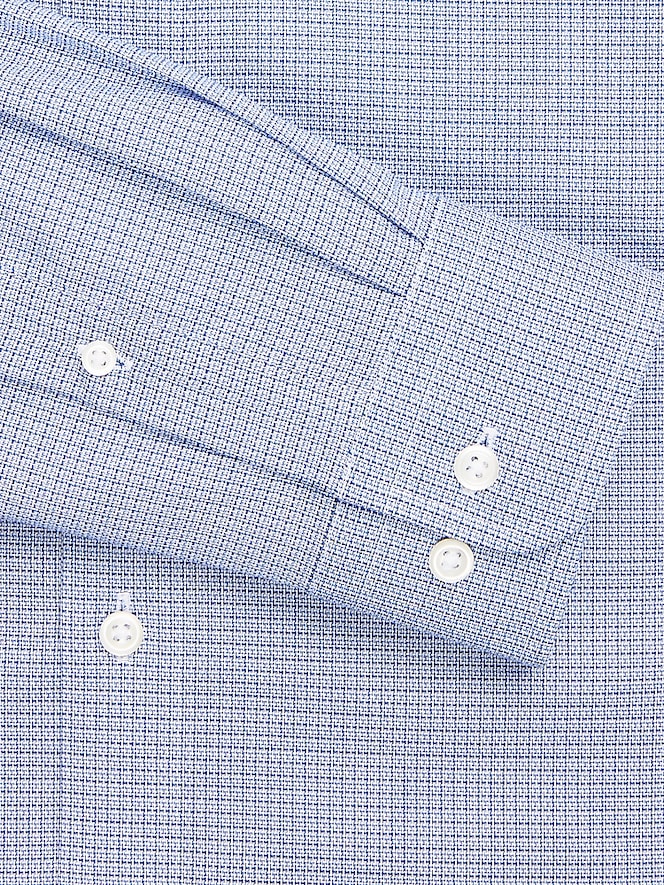 Joseph Abboud Classic Fit Solid Textured Dress Shirt