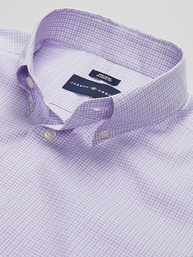 Joseph Abboud Classic Fit Mini Check Dress Shirt