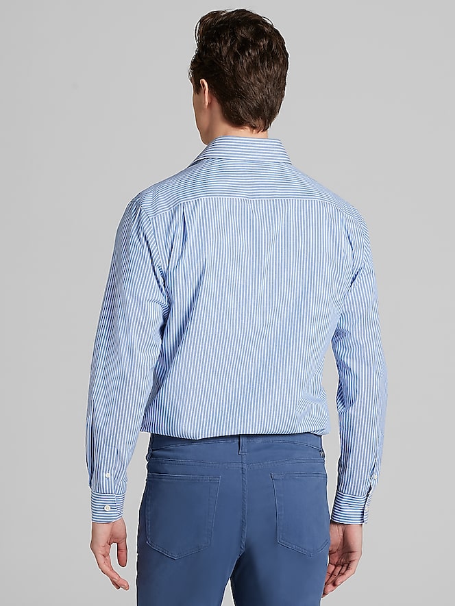 Wilke-Rodriguez Slim Fit Stripe Dress Shirt