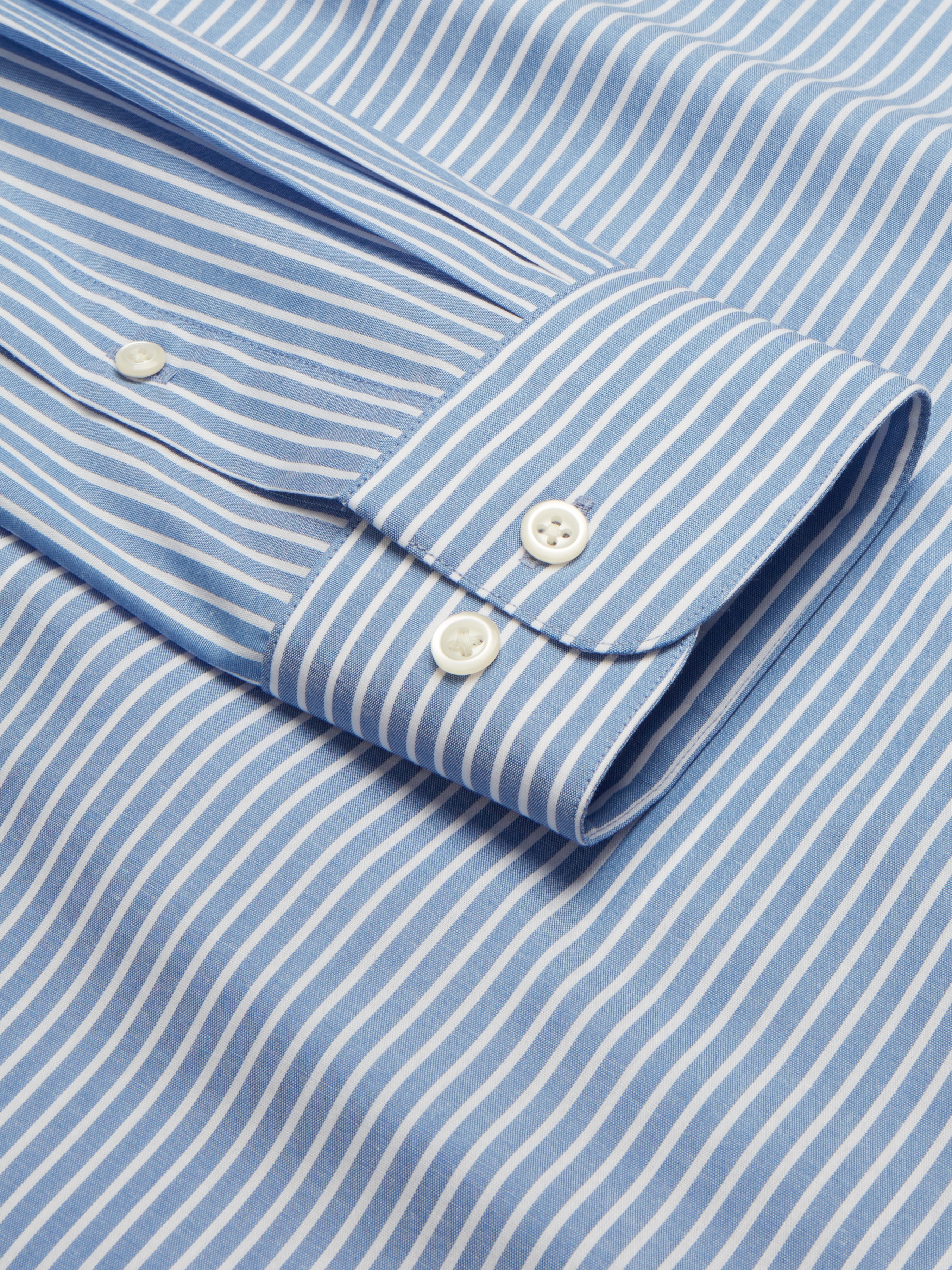 Slim Fit Stripe Dress Shirt