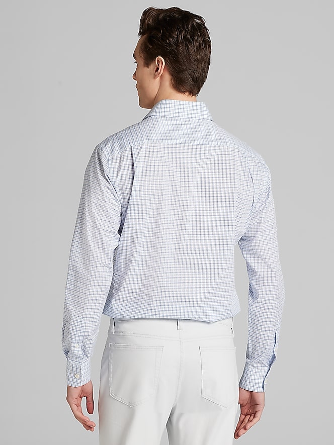 Wilke-Rodriguez Slim Fit Offset Plaid Dress Shirt