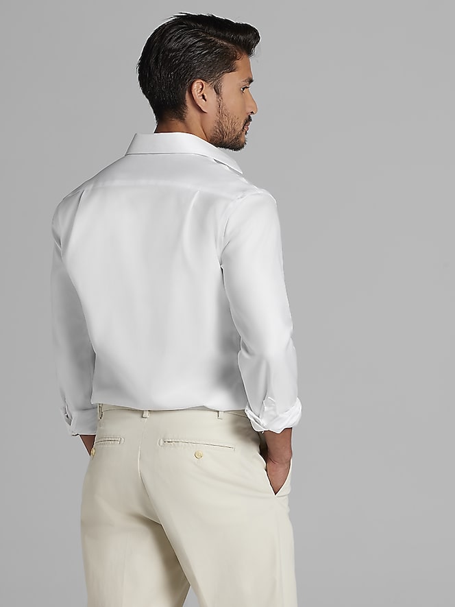 Joseph Abboud Modern Fit Wrinkle-Resistant 100% Cotton Dress Shirt