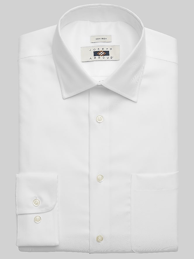 Joseph Abboud Modern Fit Wrinkle-Resistant 100% Cotton Dress Shirt