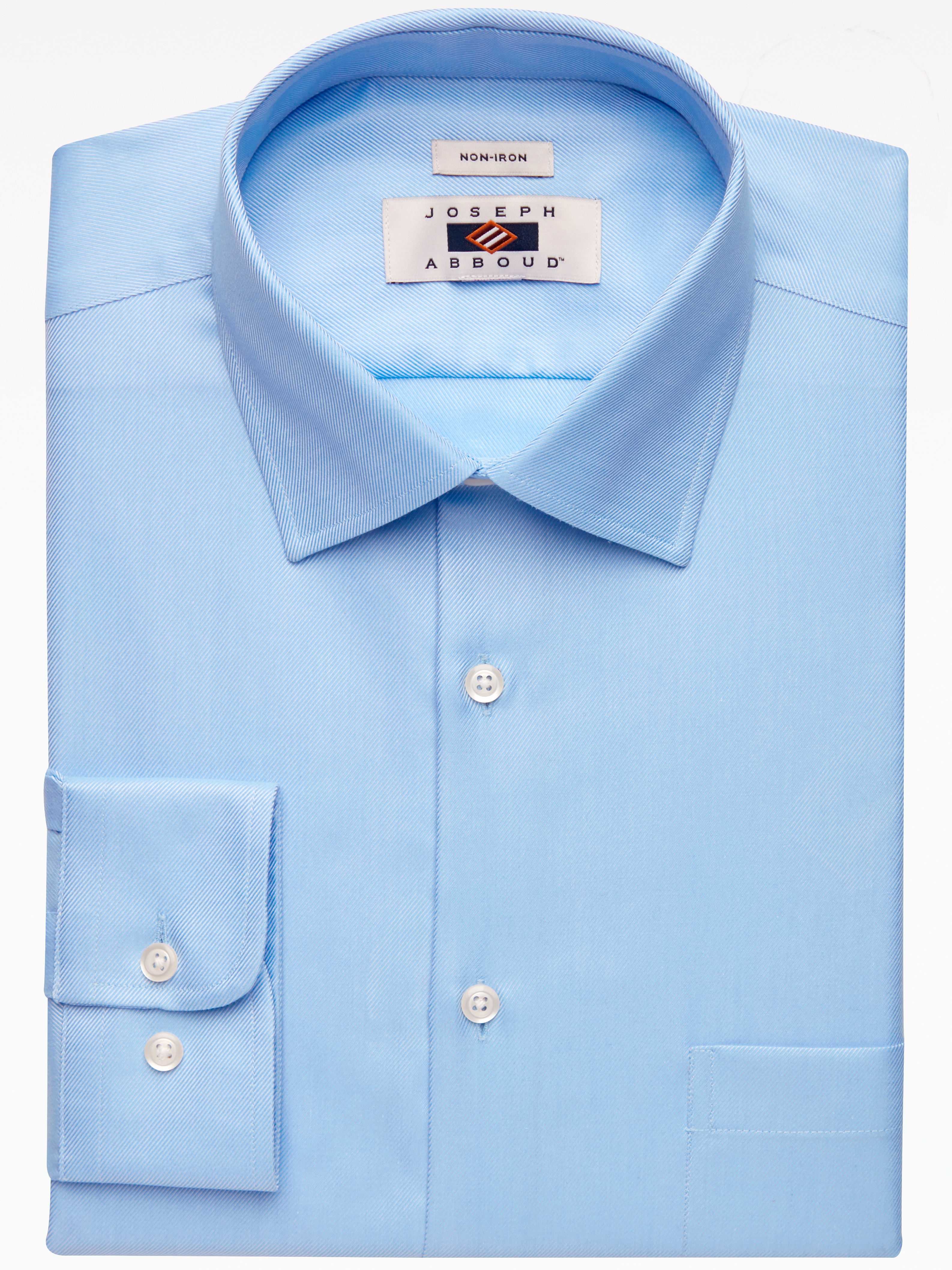 Joseph Abboud Modern Fit Solid Dress Shirt, White