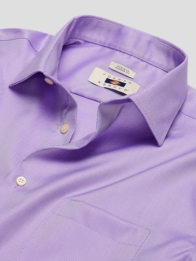 Joseph Abboud Classic Fit Wrinkle-Resistant 100% Cotton Dress Shirt