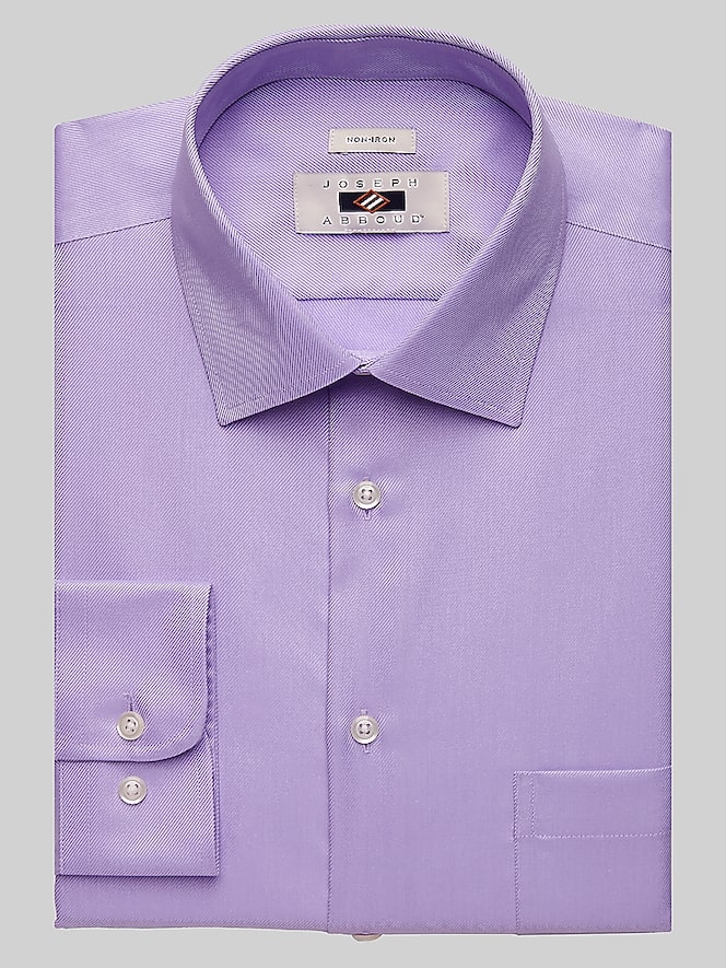 Joseph Abboud Classic Fit Wrinkle-Resistant 100% Cotton Dress Shirt