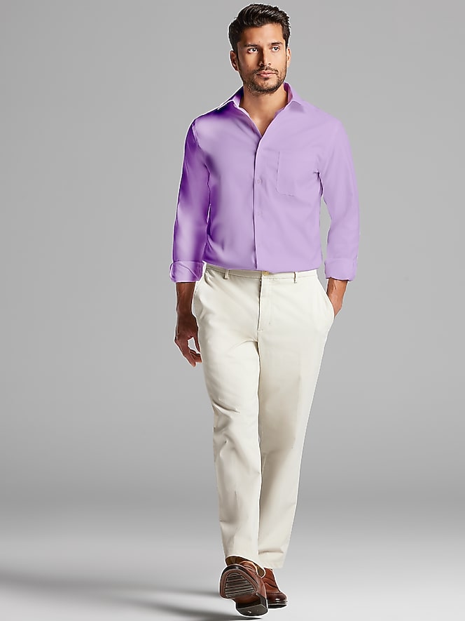 Joseph Abboud Classic Fit Wrinkle-Resistant 100% Cotton Dress Shirt