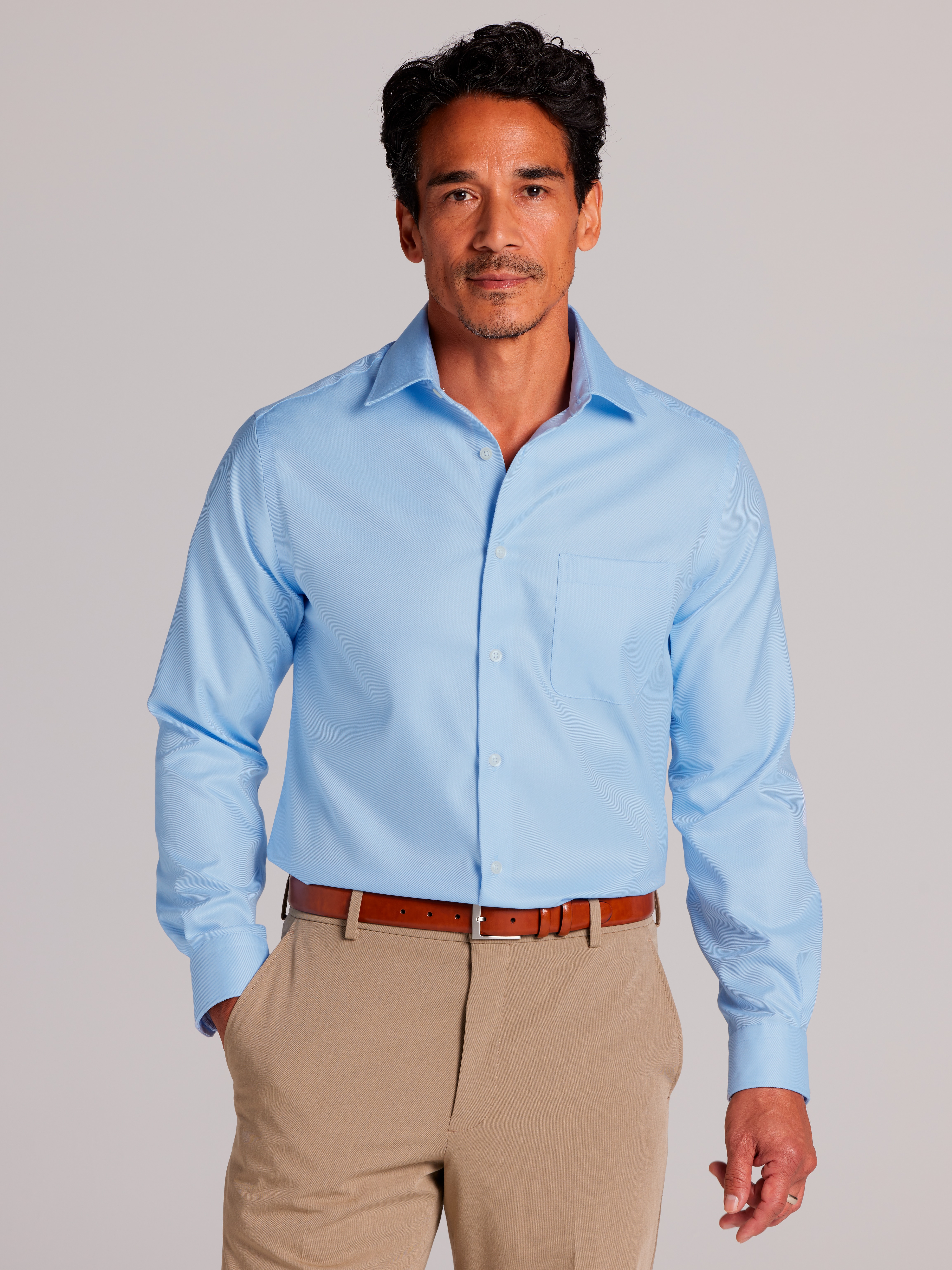 Beach Wedding Blue Dress Shirt | Men's Wearhouse