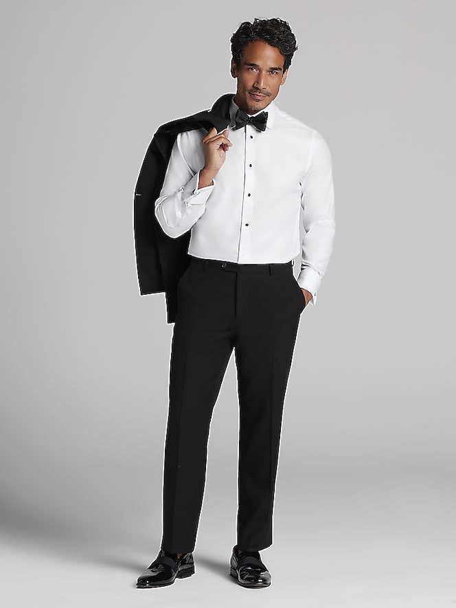 Joseph Abboud Modern Fit French Cuff Tuxedo Shirt