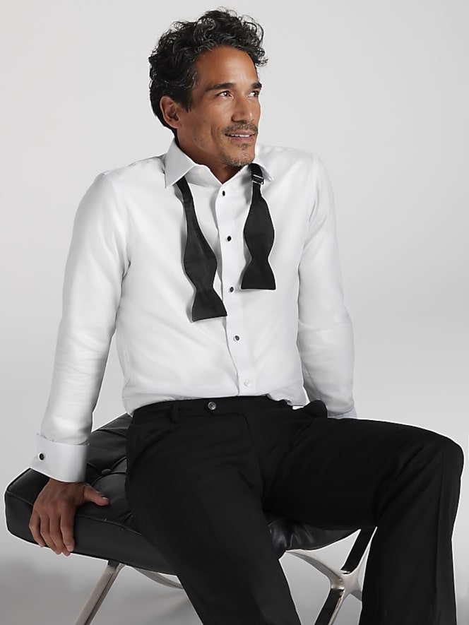 Joseph Abboud Modern Fit French Cuff Tuxedo Shirt