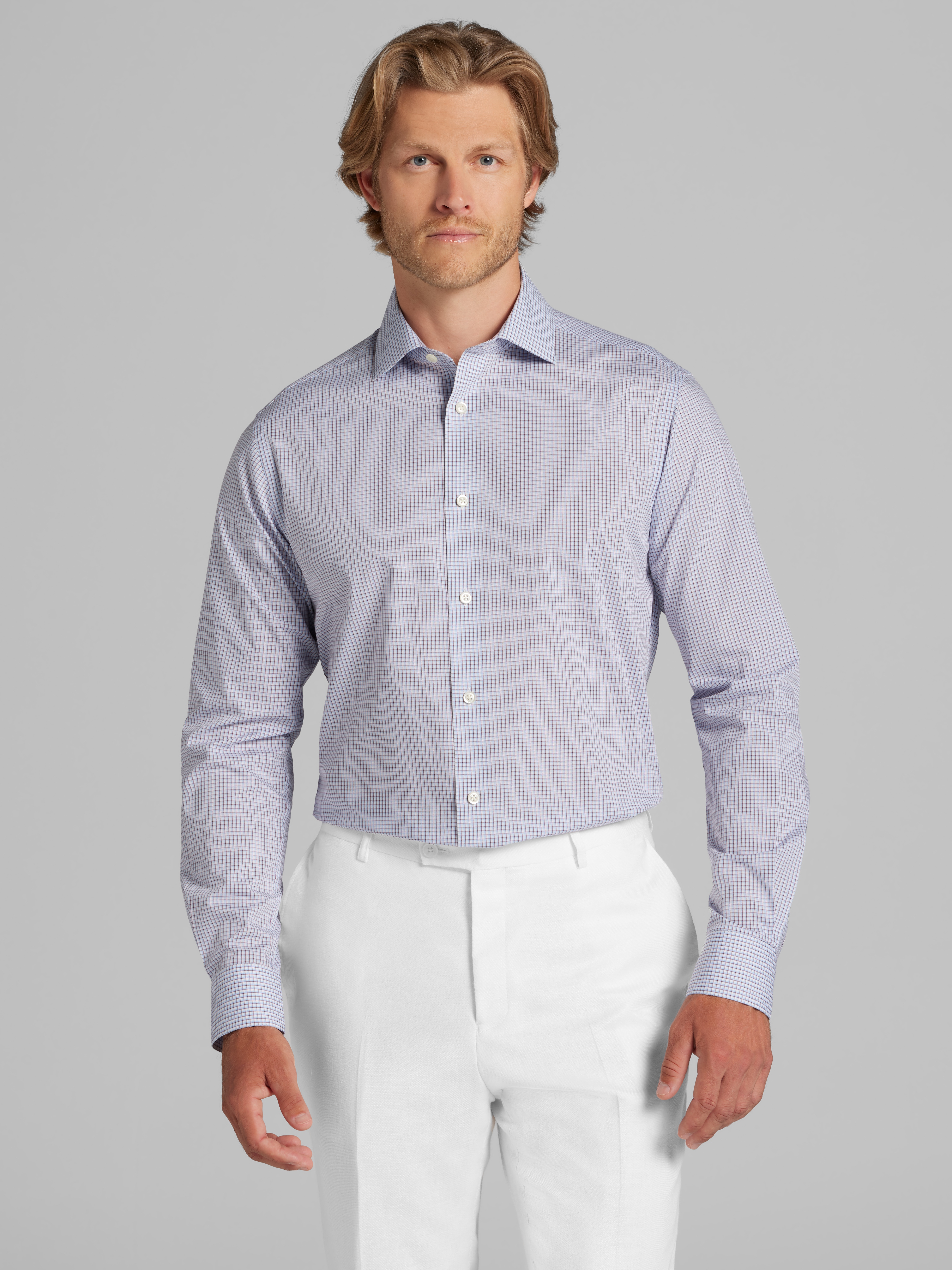 Mens Short Sleeve Summer Dress Shirts