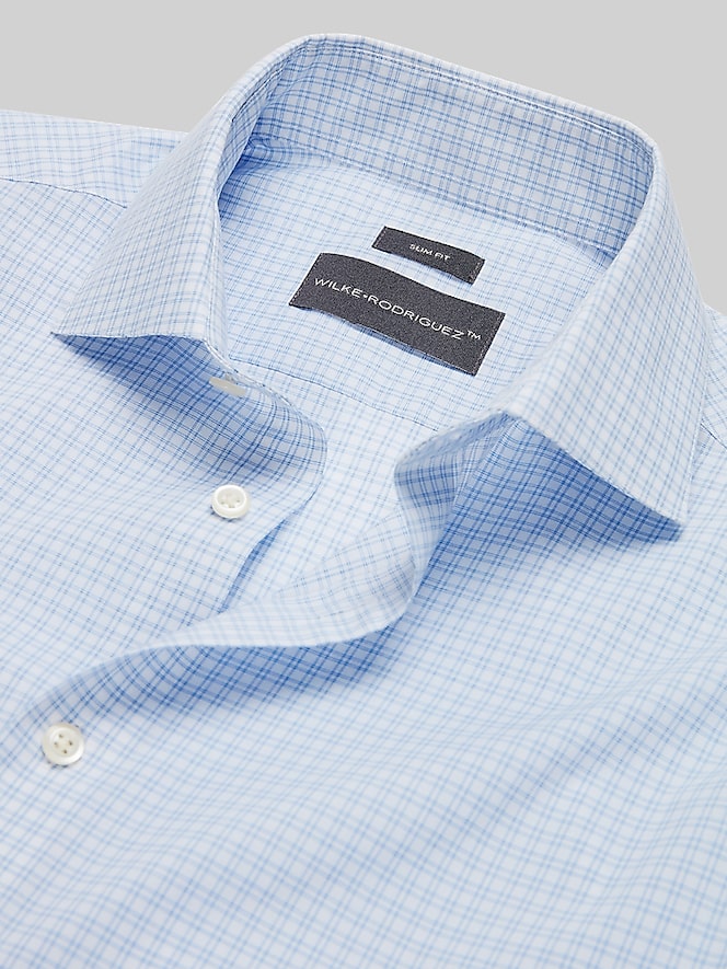 Wilke-Rodriguez Slim Fit Plaid Dress Shirt