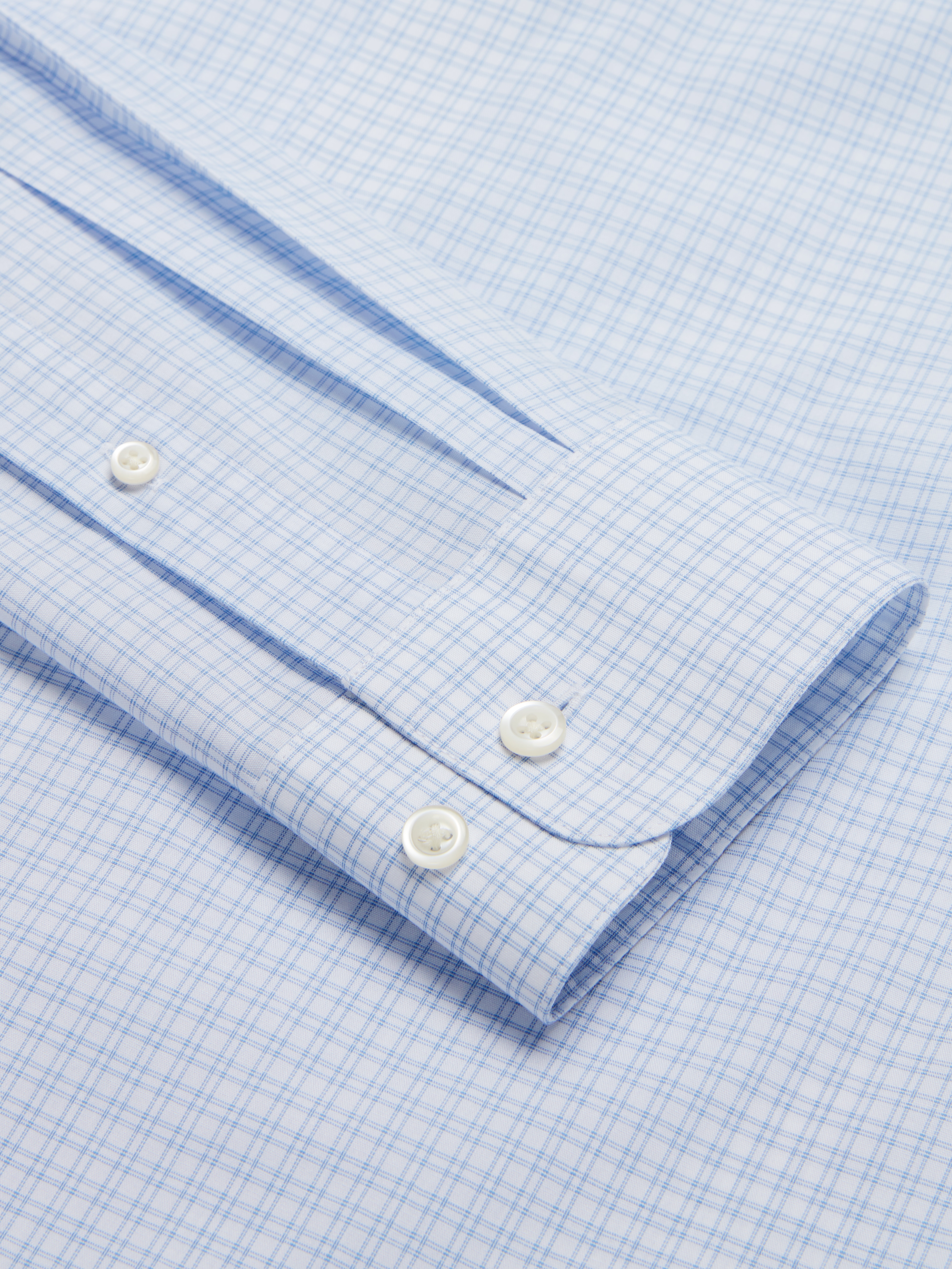 Slim Fit Plaid Dress Shirt