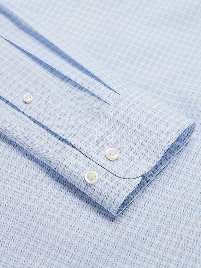 Wilke-Rodriguez Slim Fit Plaid Dress Shirt