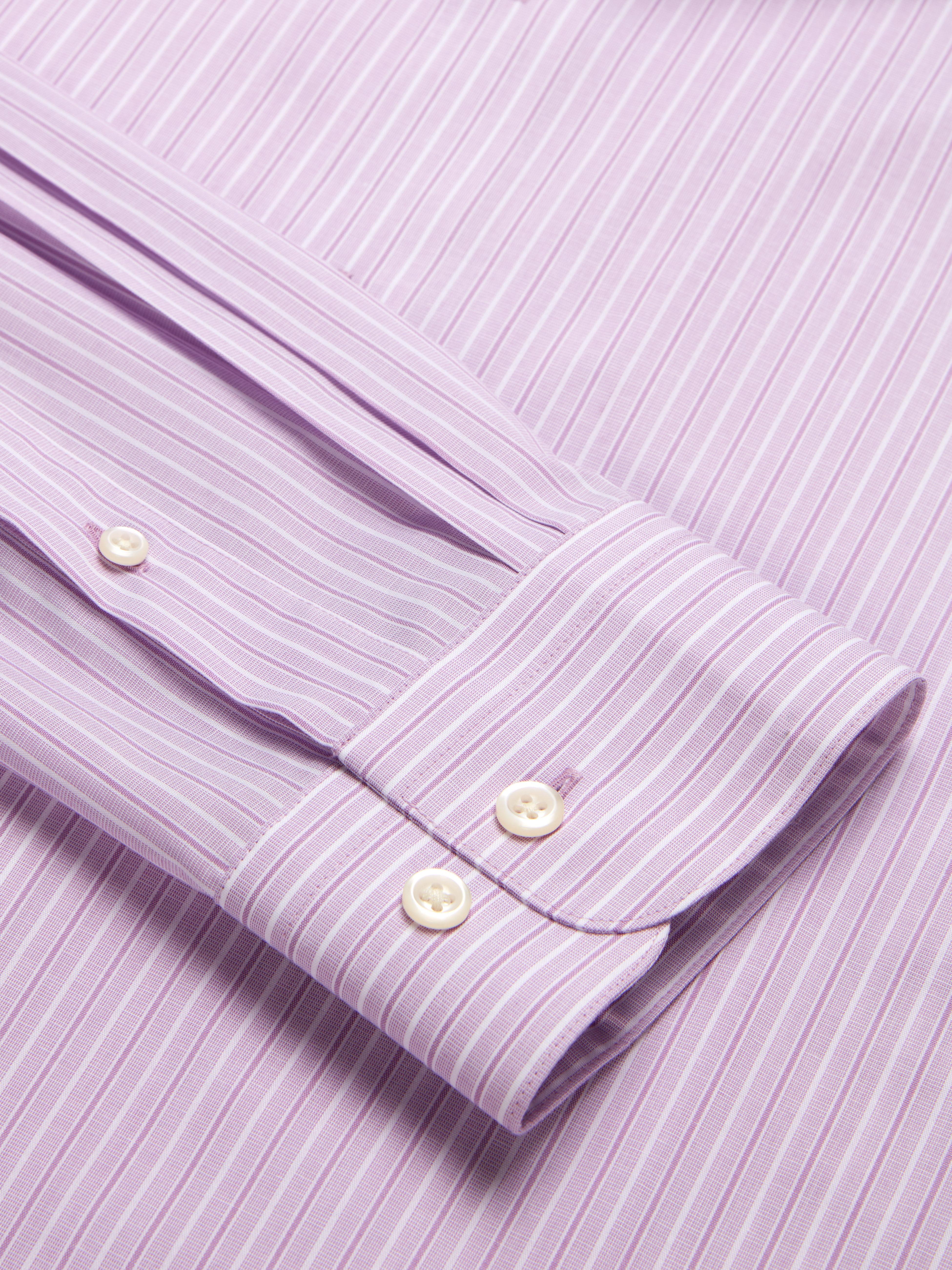 Classic Fit Multi-Stripe Dress Shirt