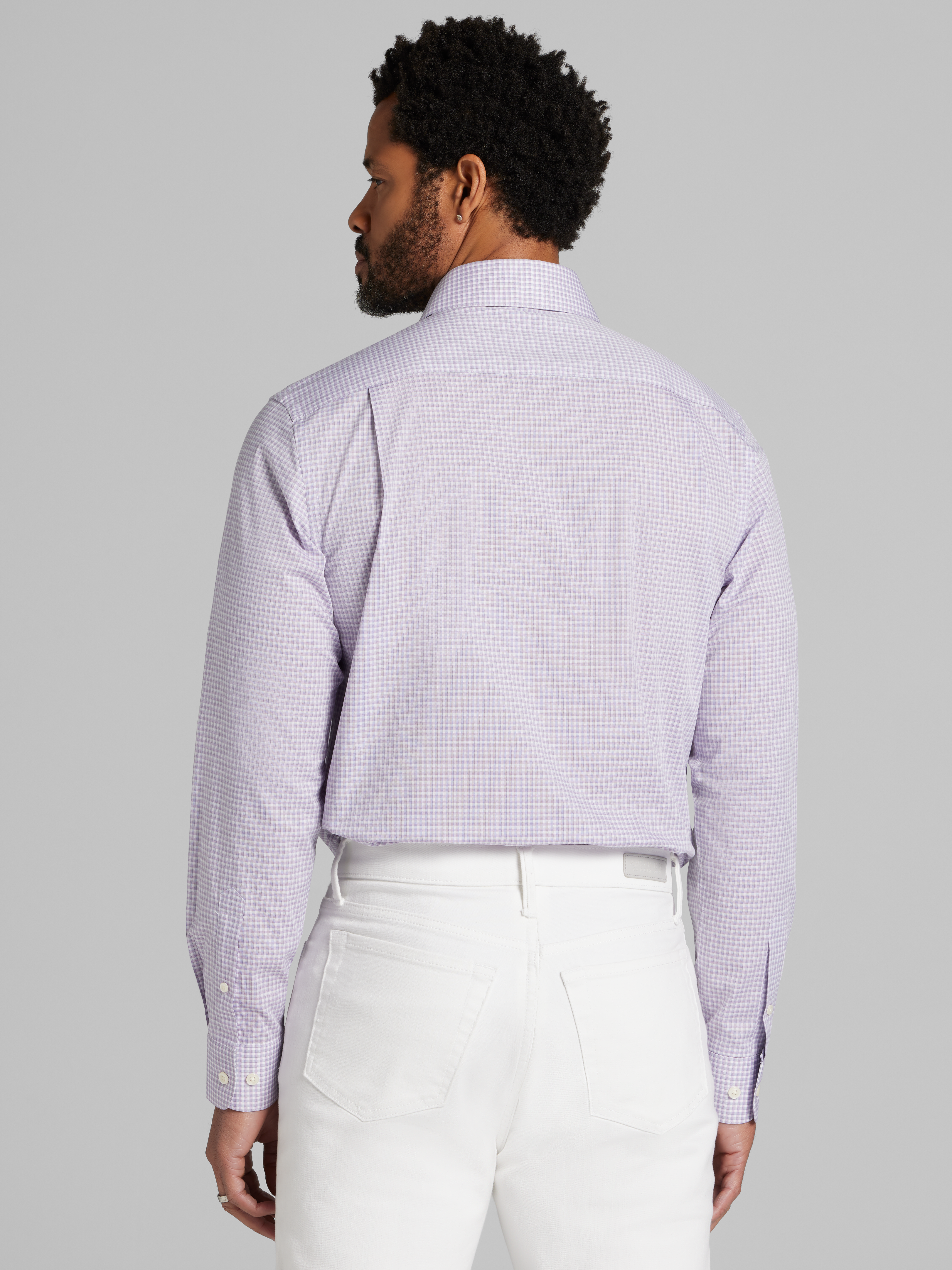 Modern Fit Check Dress Shirt