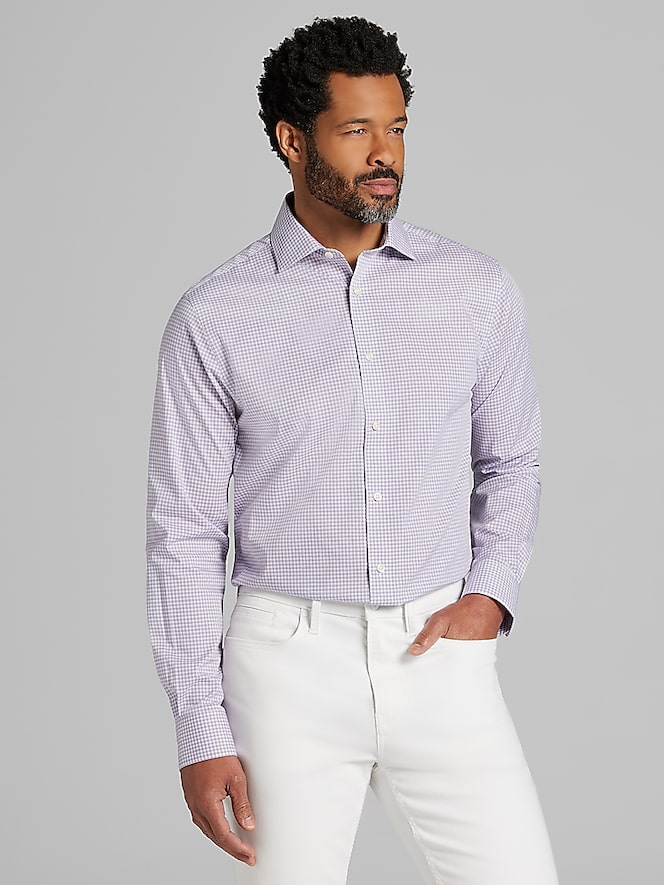 Wilke-Rodriguez Modern Fit Check Dress Shirt