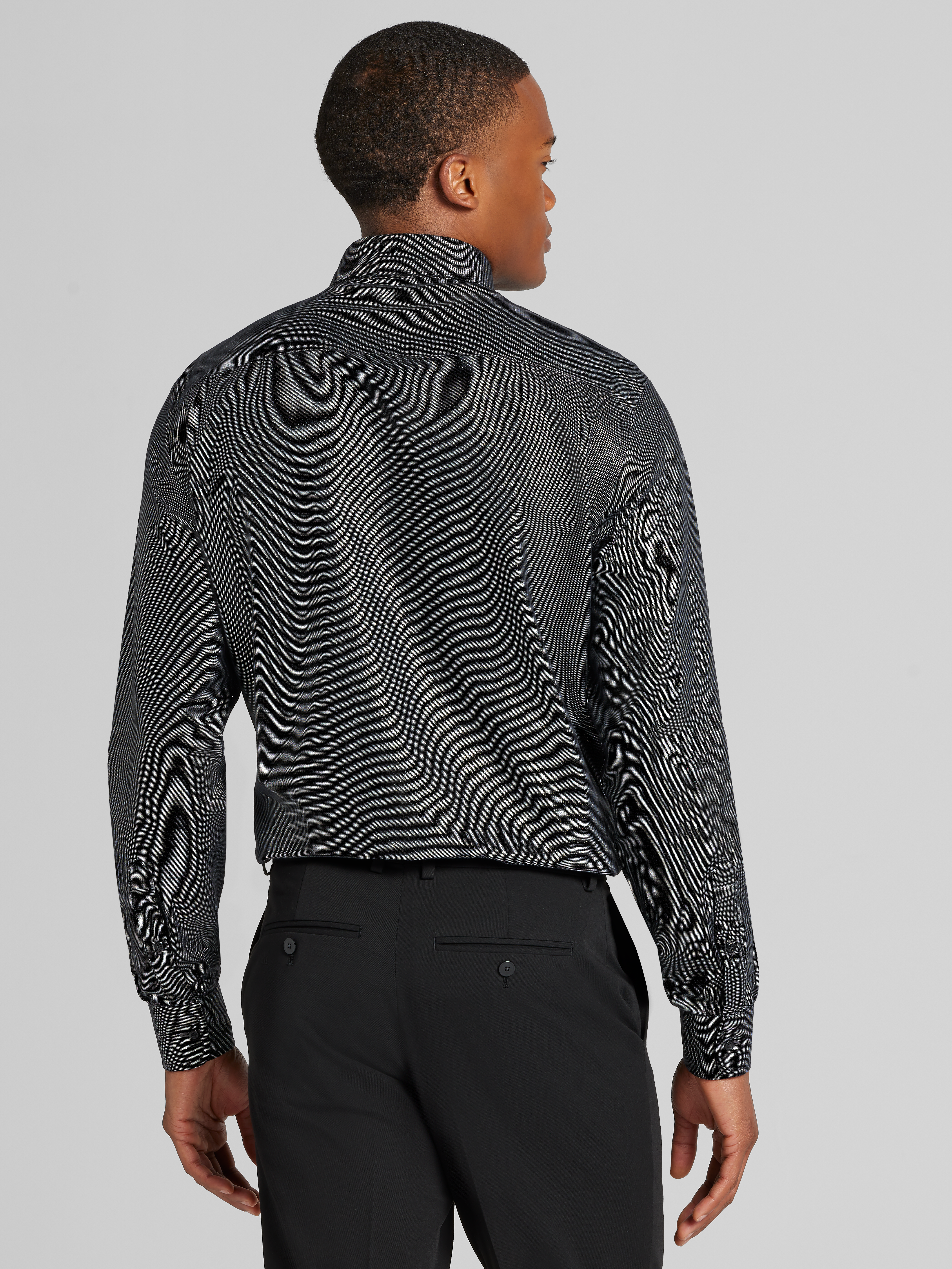 Skinny Fit Twill Dress Shirt