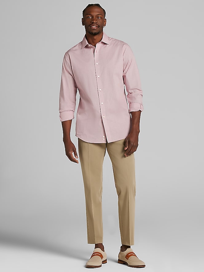 Wilke-Rodriguez Modern Fit Mini Check Dress Shirt