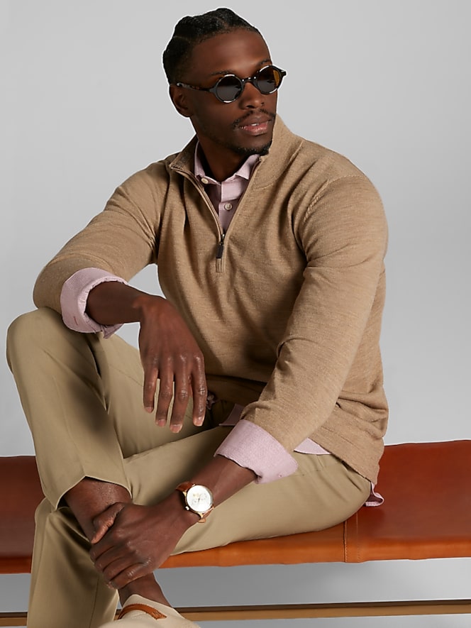 Wilke-Rodriguez Modern Fit Mini Check Dress Shirt