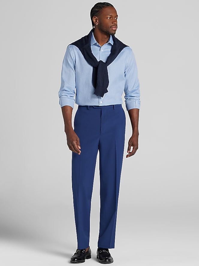 Joseph Abboud Classic Fit Spread Collar Dress Shirt