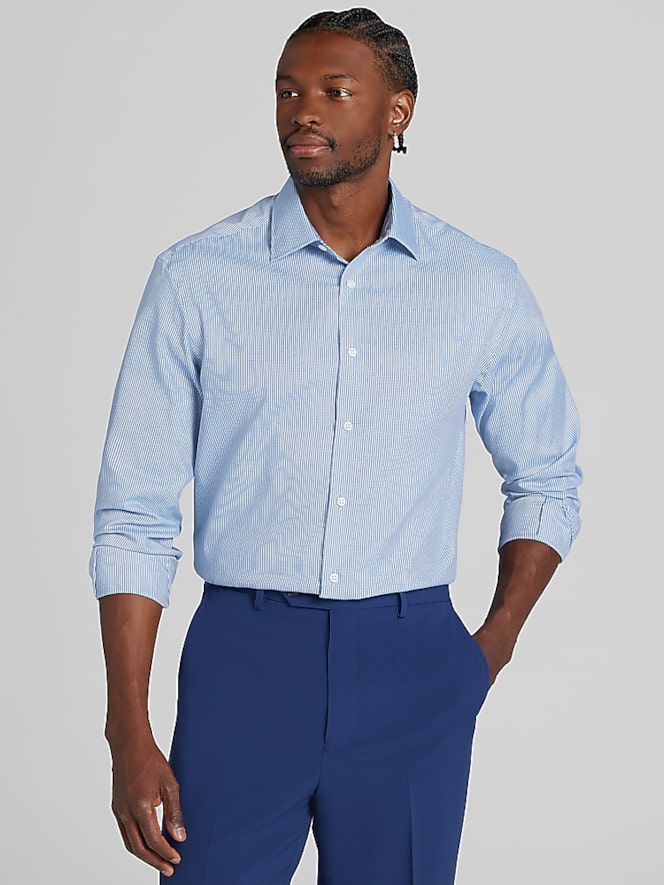 Joseph Abboud Classic Fit Spread Collar Dress Shirt