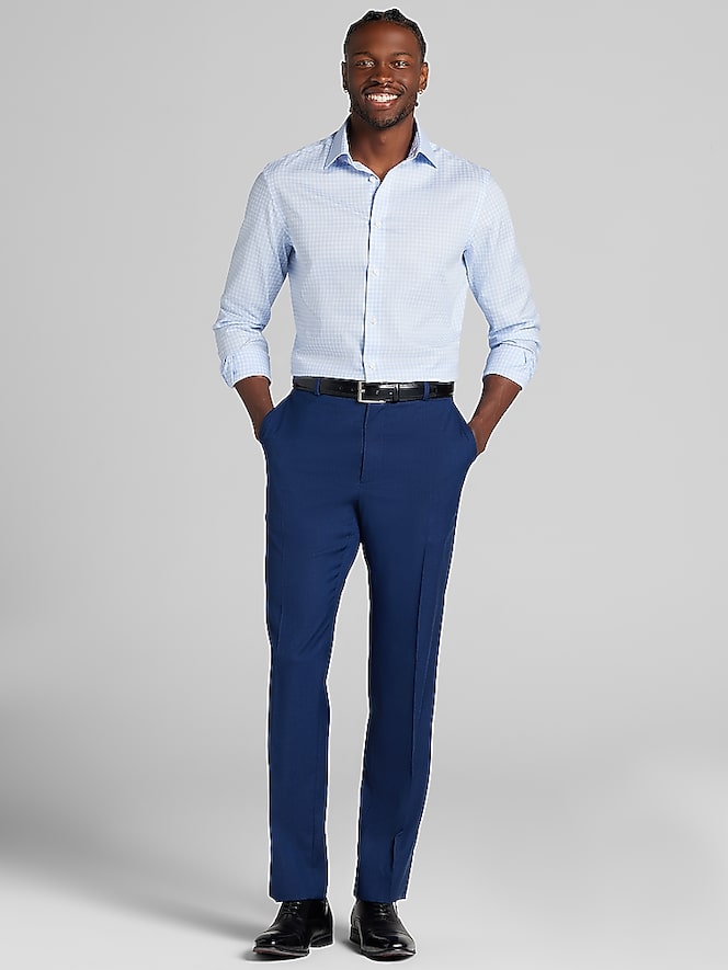 Joseph Abboud Classic Fit Double Check Dress Shirt