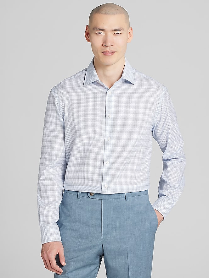 Joseph Abboud Classic Fit Plaid Dress Shirt