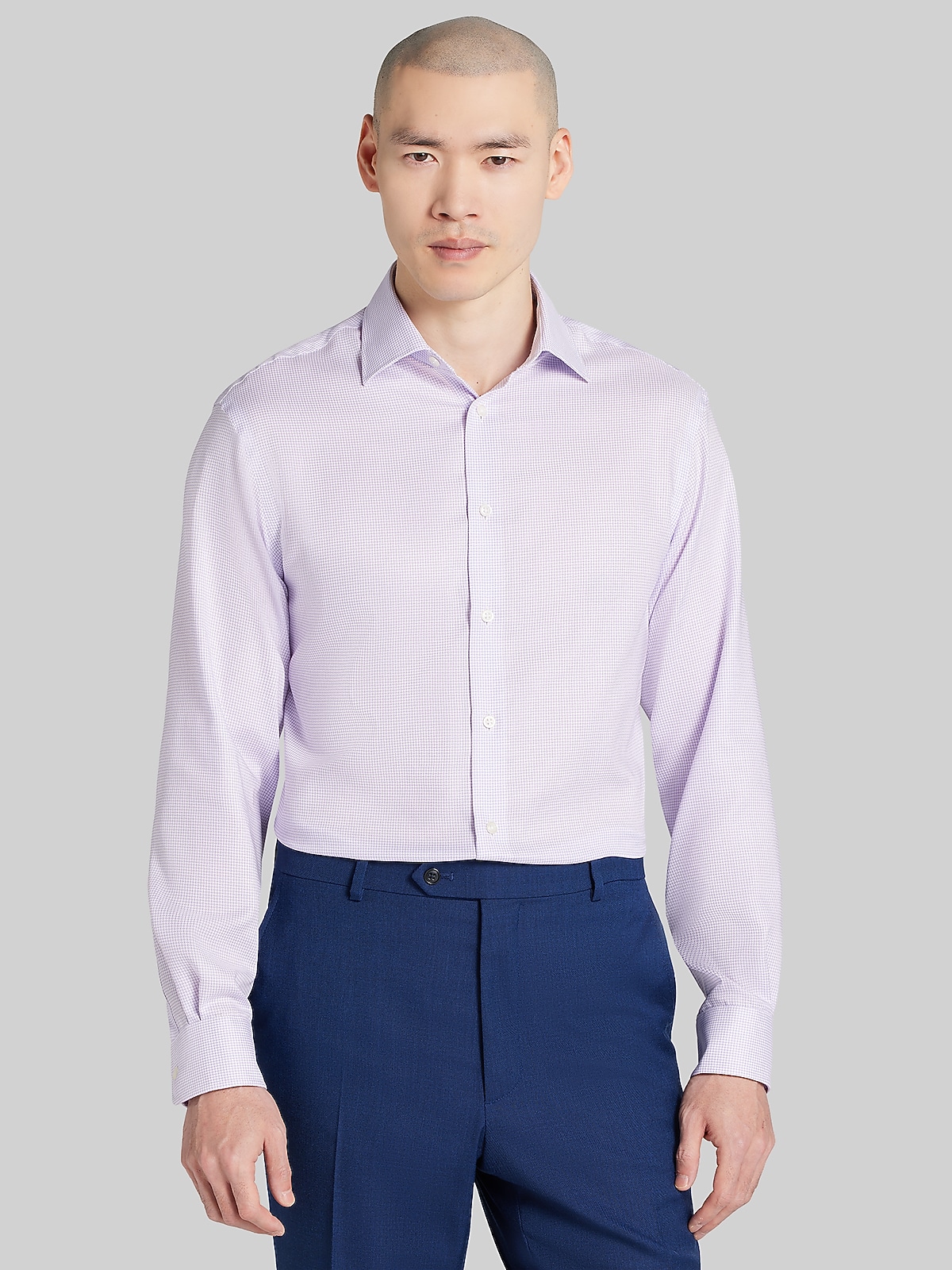 Joseph Abboud Classic Fit Dress Shirt, Lavender - Purple | Men's