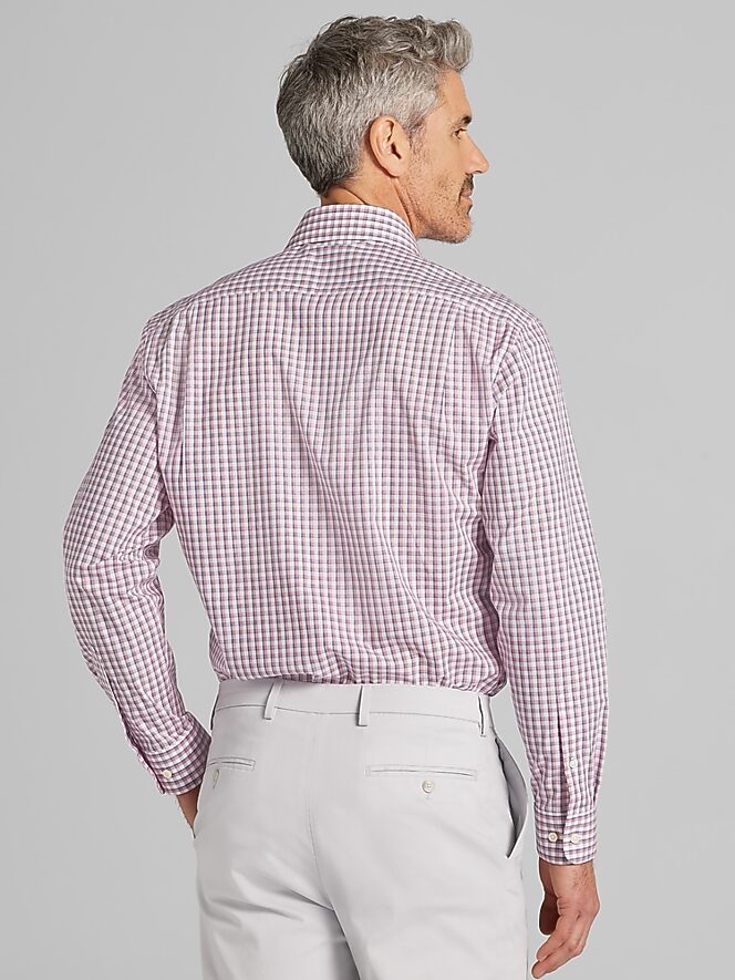 Wilke-Rodriguez Classic Fit Plaid Dress Shirt