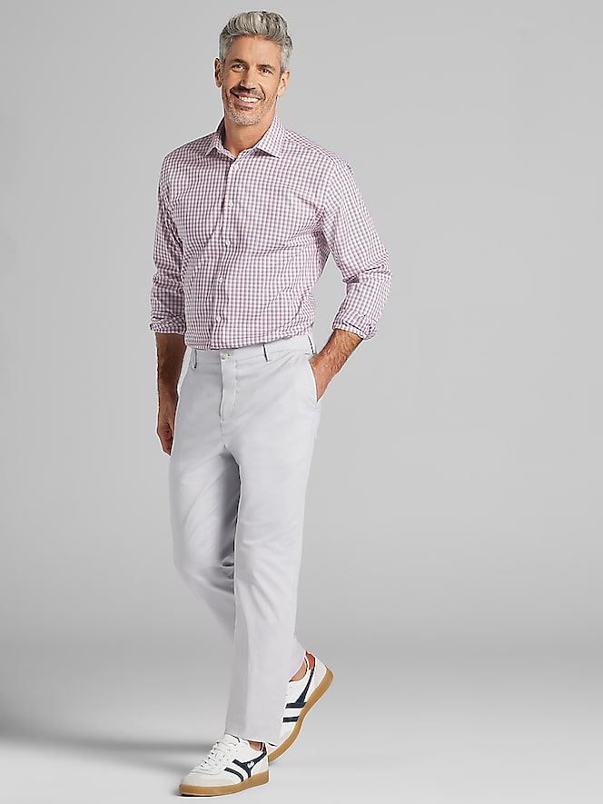 Wilke-Rodriguez Classic Fit Plaid Dress Shirt