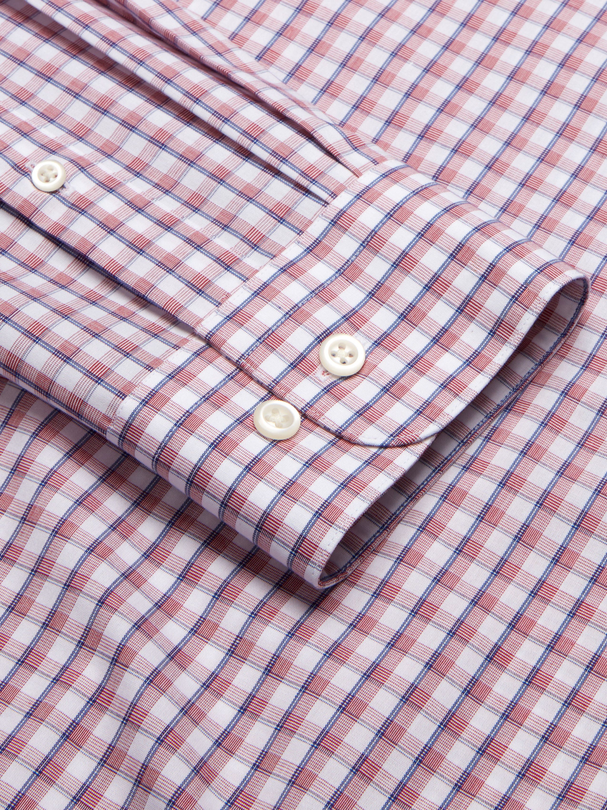 Classic Fit Plaid Dress Shirt