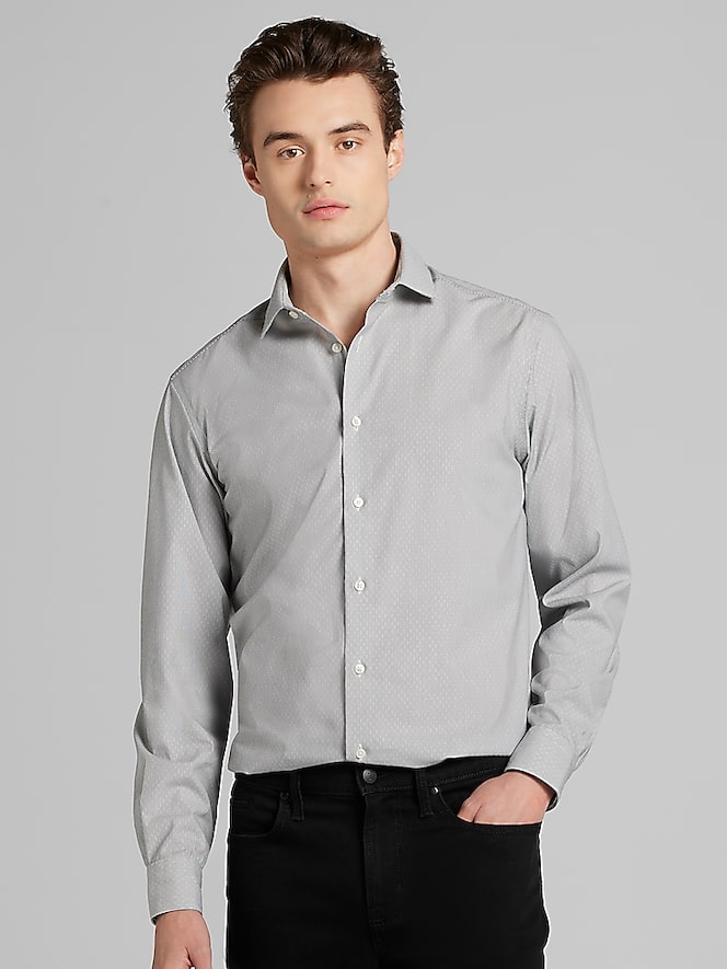 Awearness Kenneth Cole Slim Fit Ultra Performance Stretch Dress Shirt