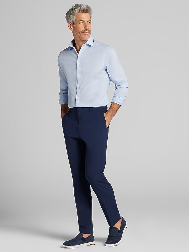 Awearness Kenneth Cole Slim Fit Ultra Performance Stretch Dress Shirt