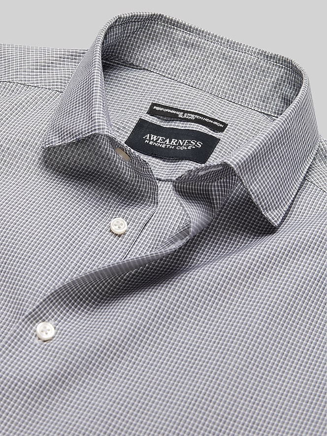 Awearness Kenneth Cole Slim Fit Performance Stretch Dress Shirt