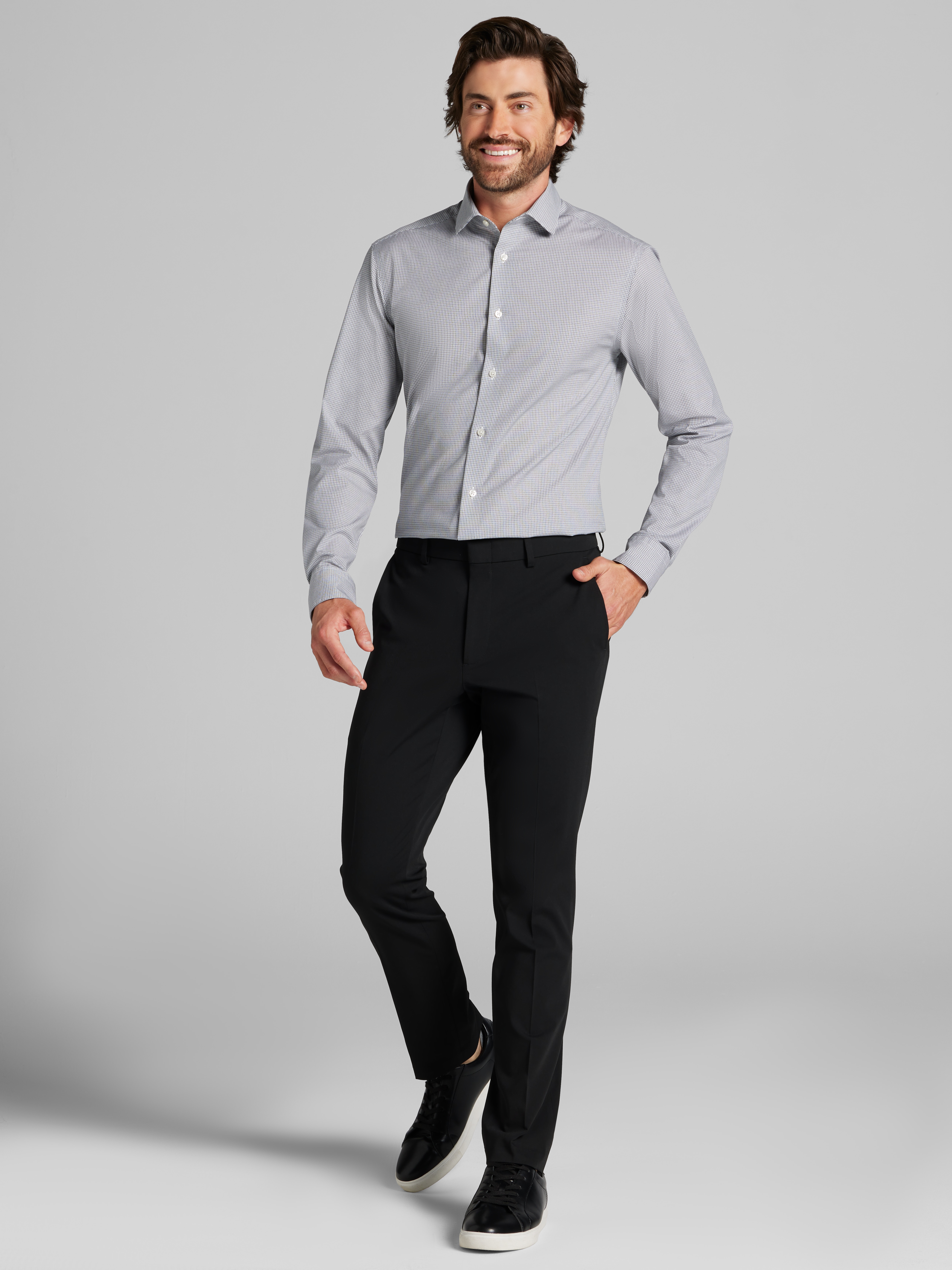 Slim Fit Performance Stretch Dress Shirt