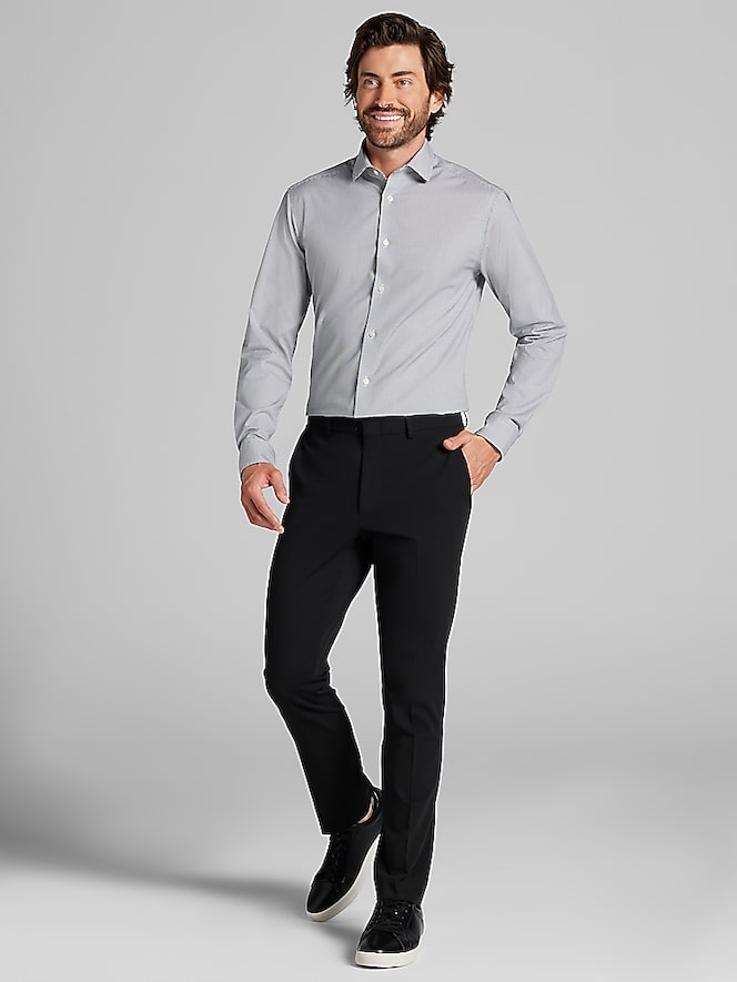 Awearness Kenneth Cole Slim Fit Performance Stretch Dress Shirt