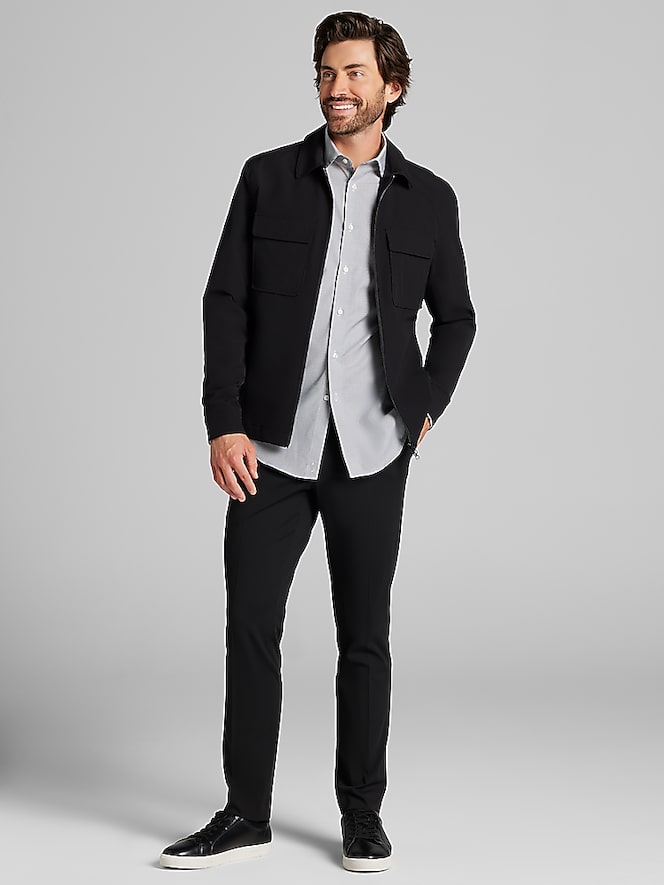 Awearness Kenneth Cole Slim Fit Performance Stretch Dress Shirt
