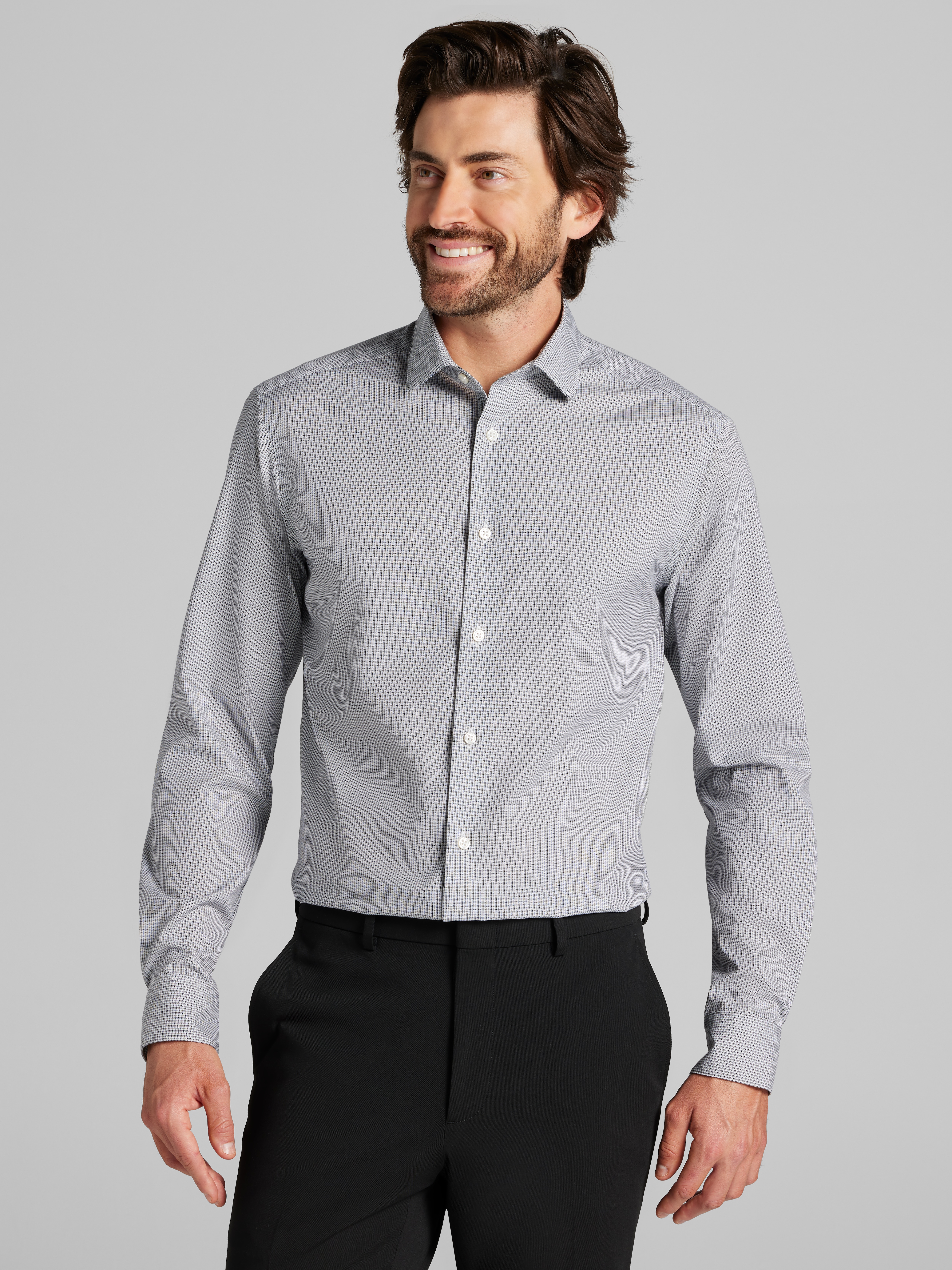 Slim Fit Performance Stretch Dress Shirt